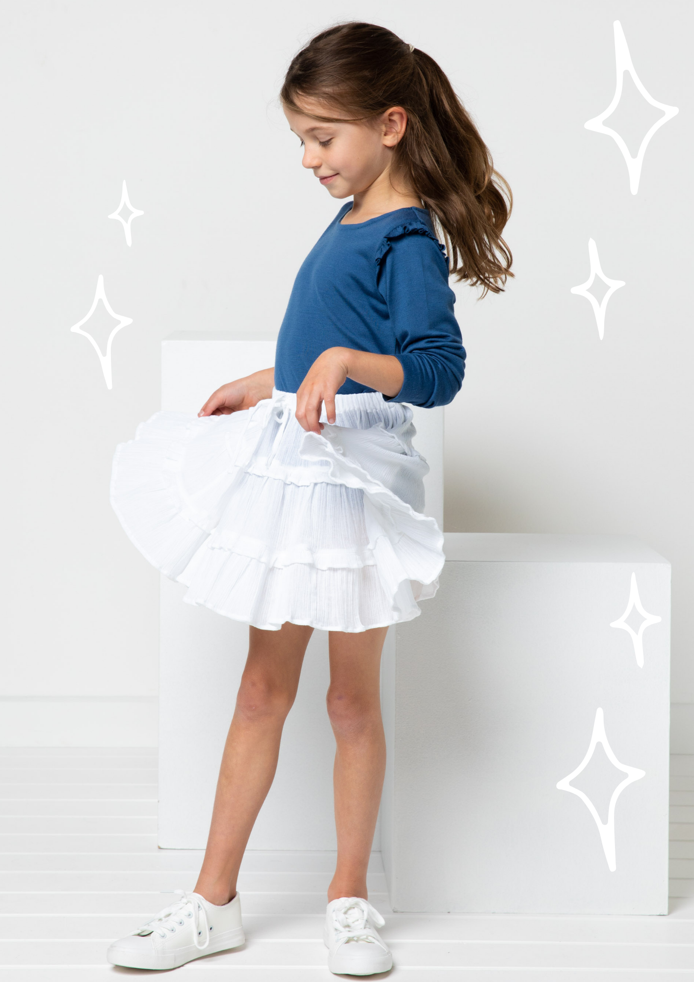 July bonus pattern when shopping at www.stylearc.com | MELODY KIDS SKIRT