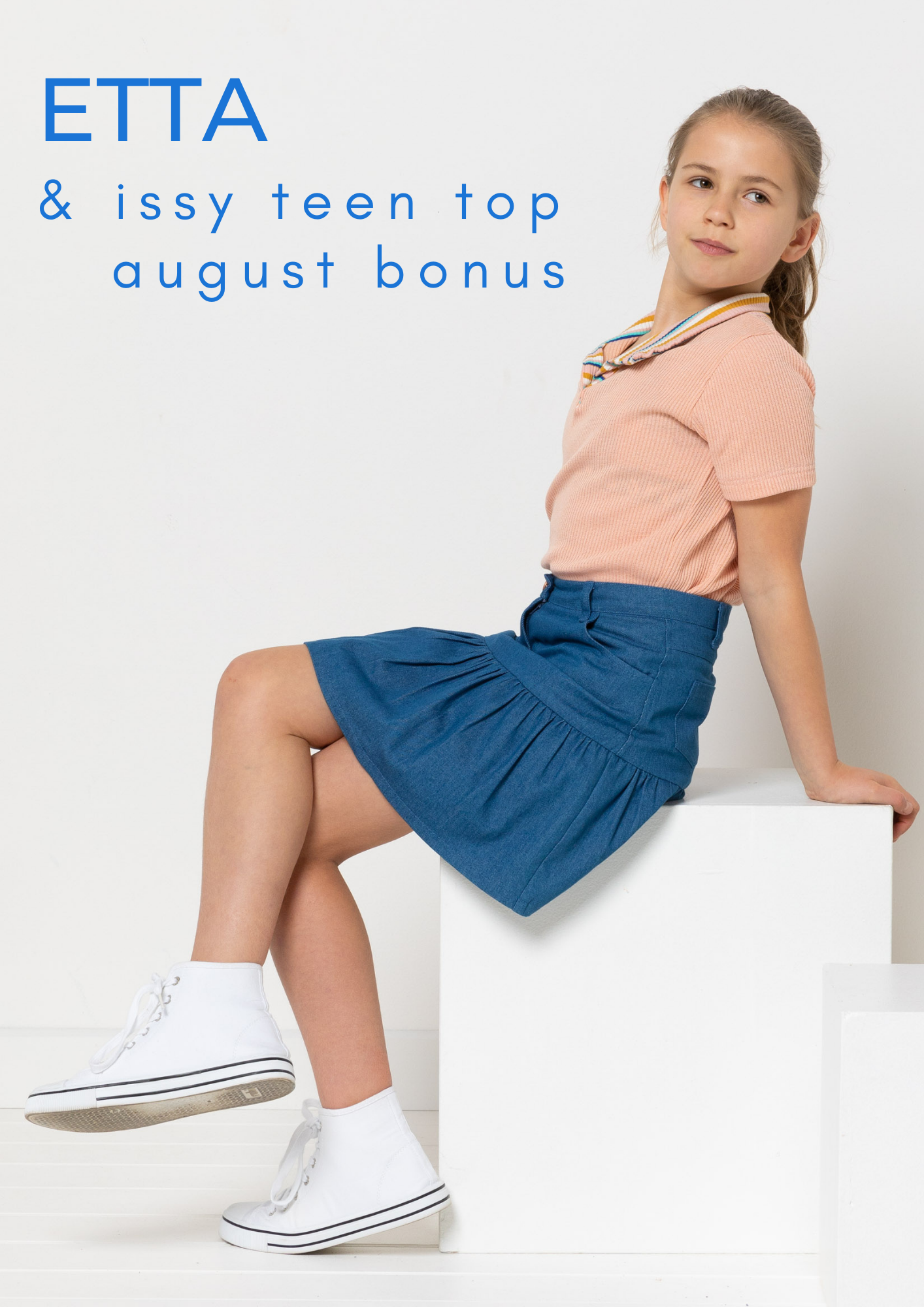 Style Arc's latest pattern release: Etta Kids and Teens Skirt - available to purchase in Kids sizing 02-08 or Teens sizing -8-16