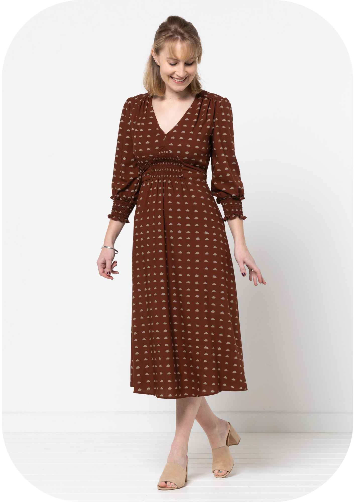 New Release Pattern - Philomena Woven Dress 