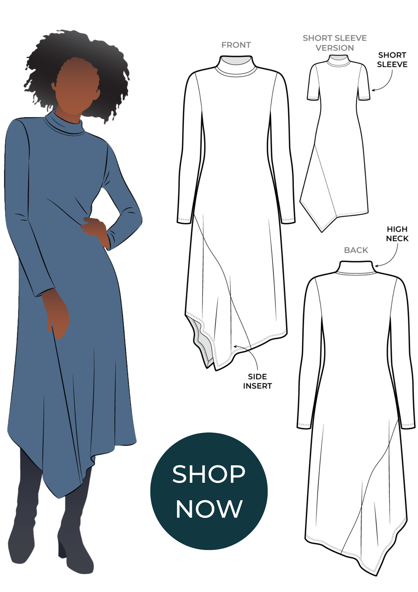 Camile Knit Dress - Details