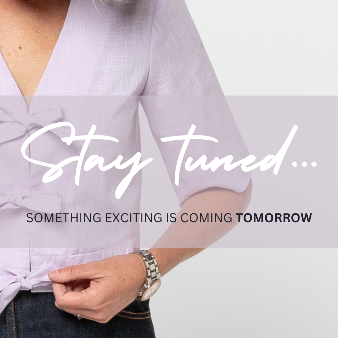 Something exciting is coming tomorrow!