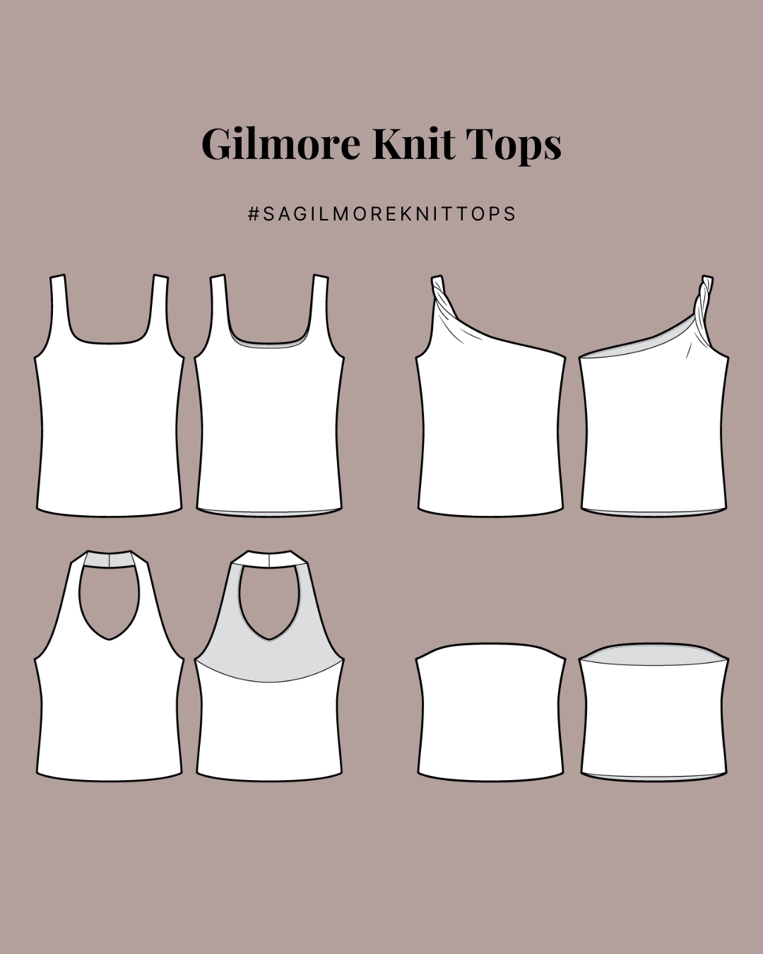 NEW NOW GILMORE KNIT TOPS