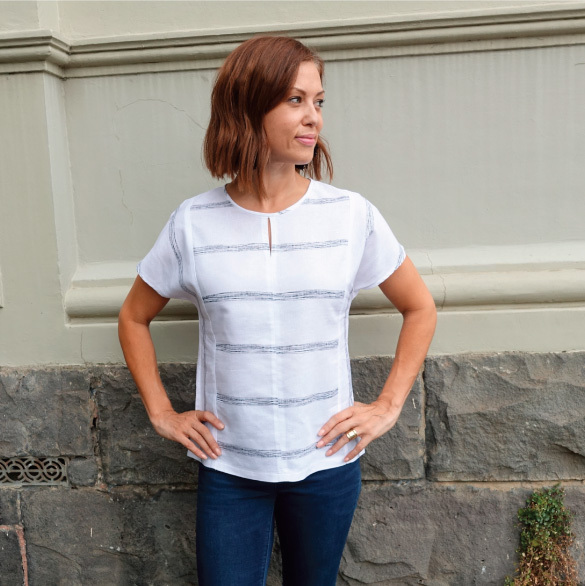 Sian Combo Top Sewing Pattern by Style Arc