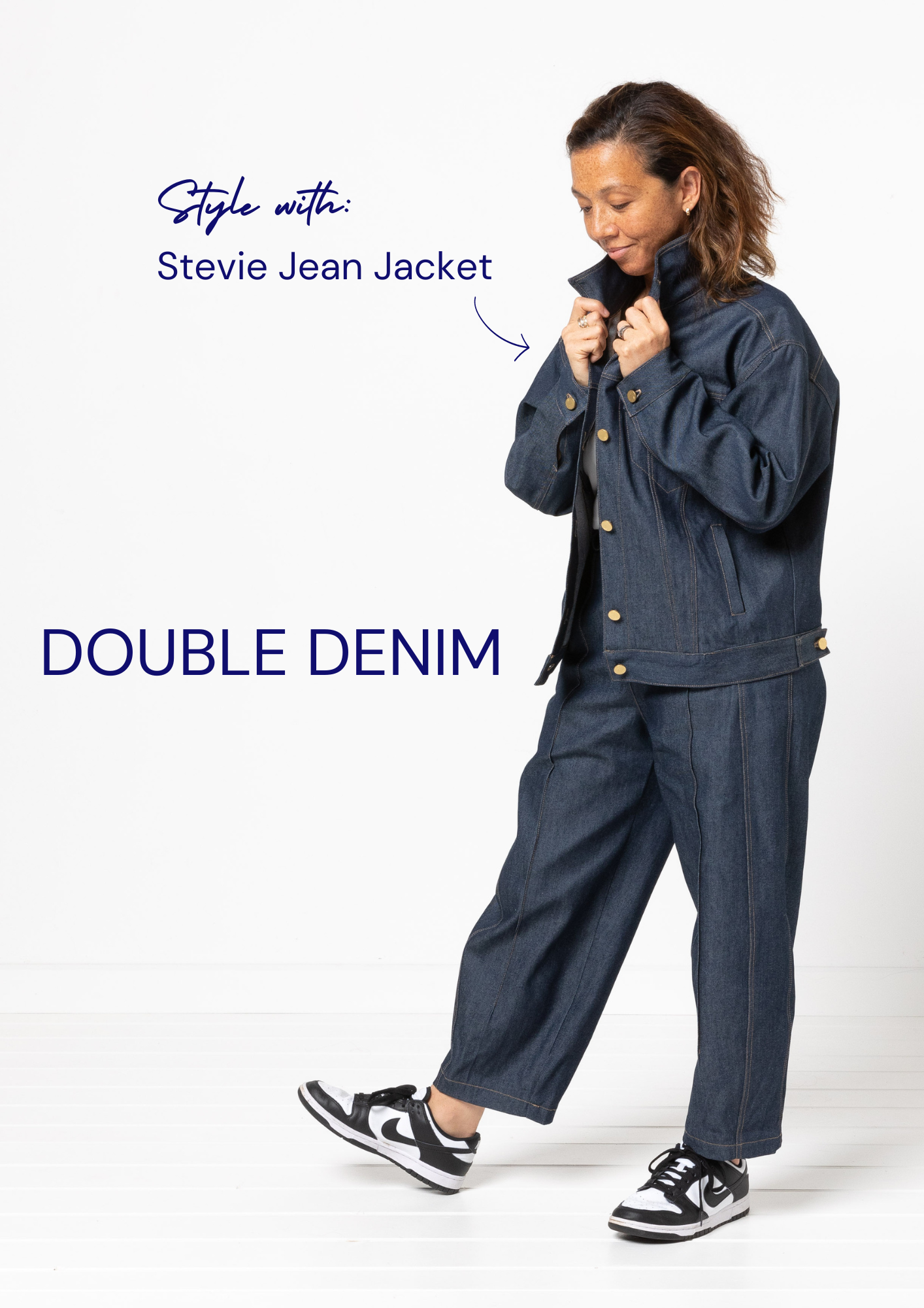 Double Denim! Styled with the Stevie Jean Jacket