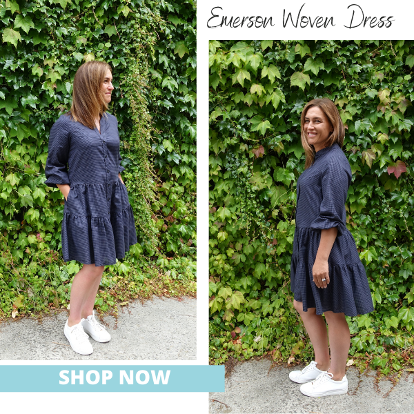 Shop Now- Emerson Woven Dress