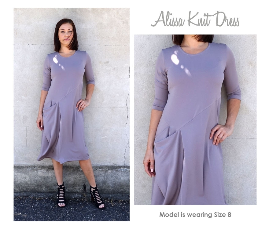 Alissa Knit Dress by Style Arc 