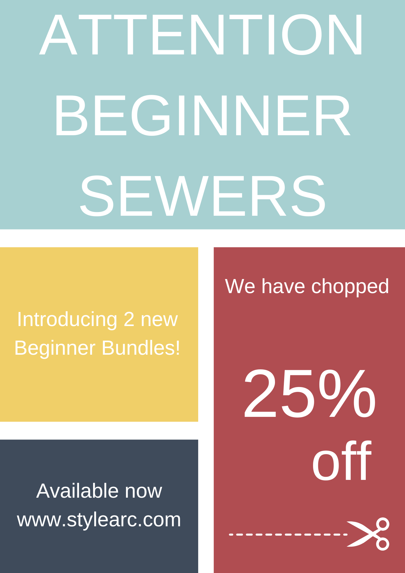 Attention Beginner Sewers - 2 New Beginner Bundles 