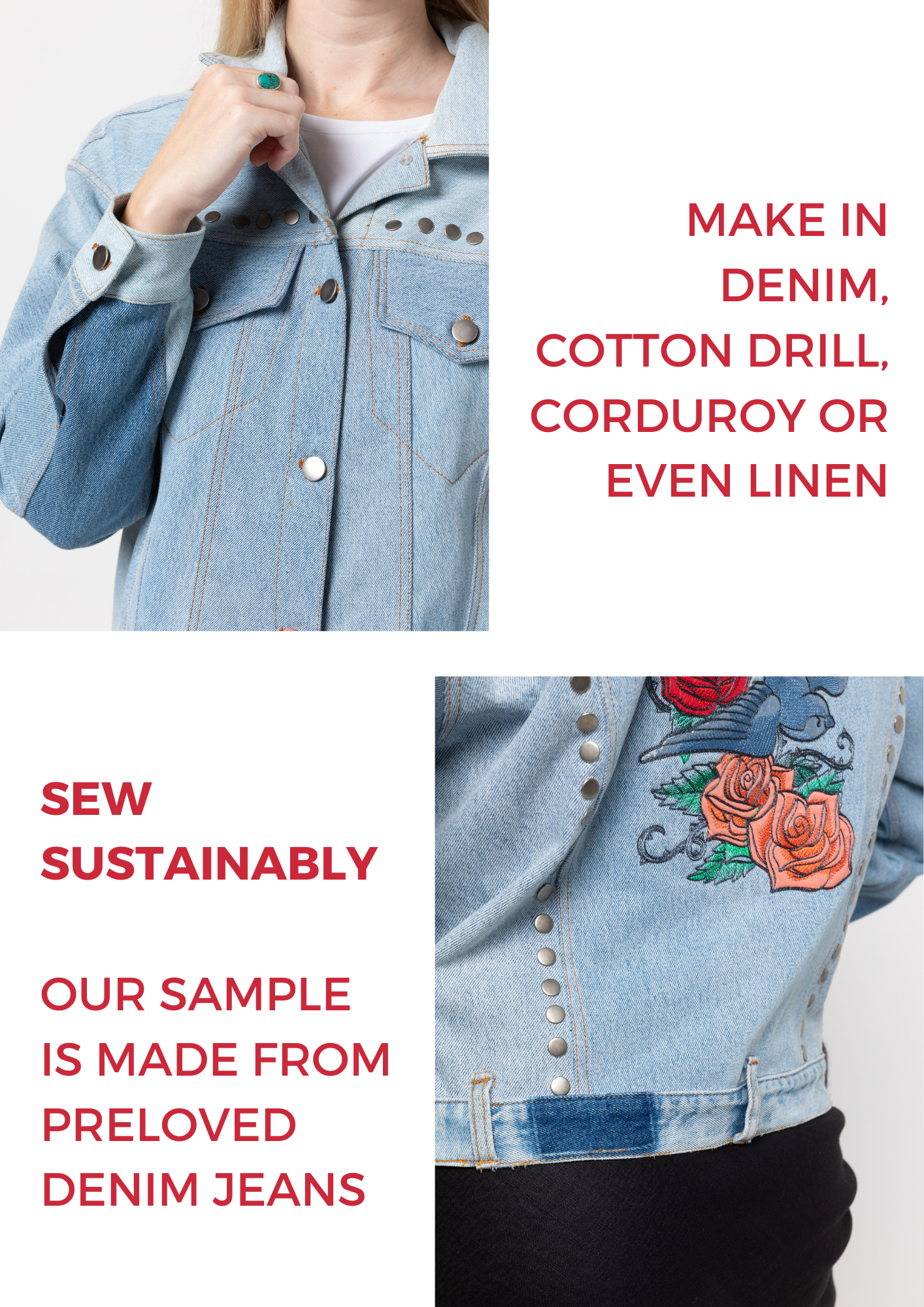Sew Sustainably - Upcycle fabric or existing garments