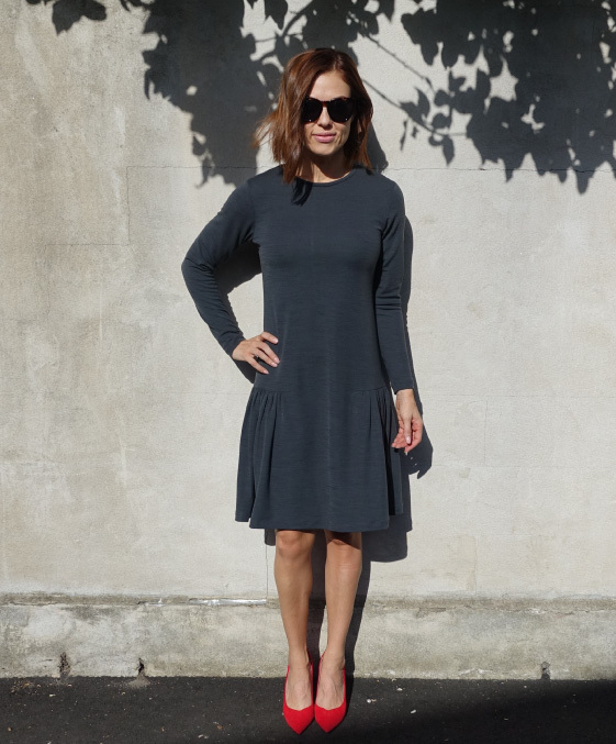 Talulah Knit Dress Sewing Pattern by Style Arc