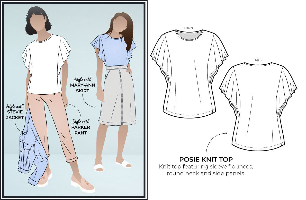 March 2020 - Style Arc's Posie Knit Top