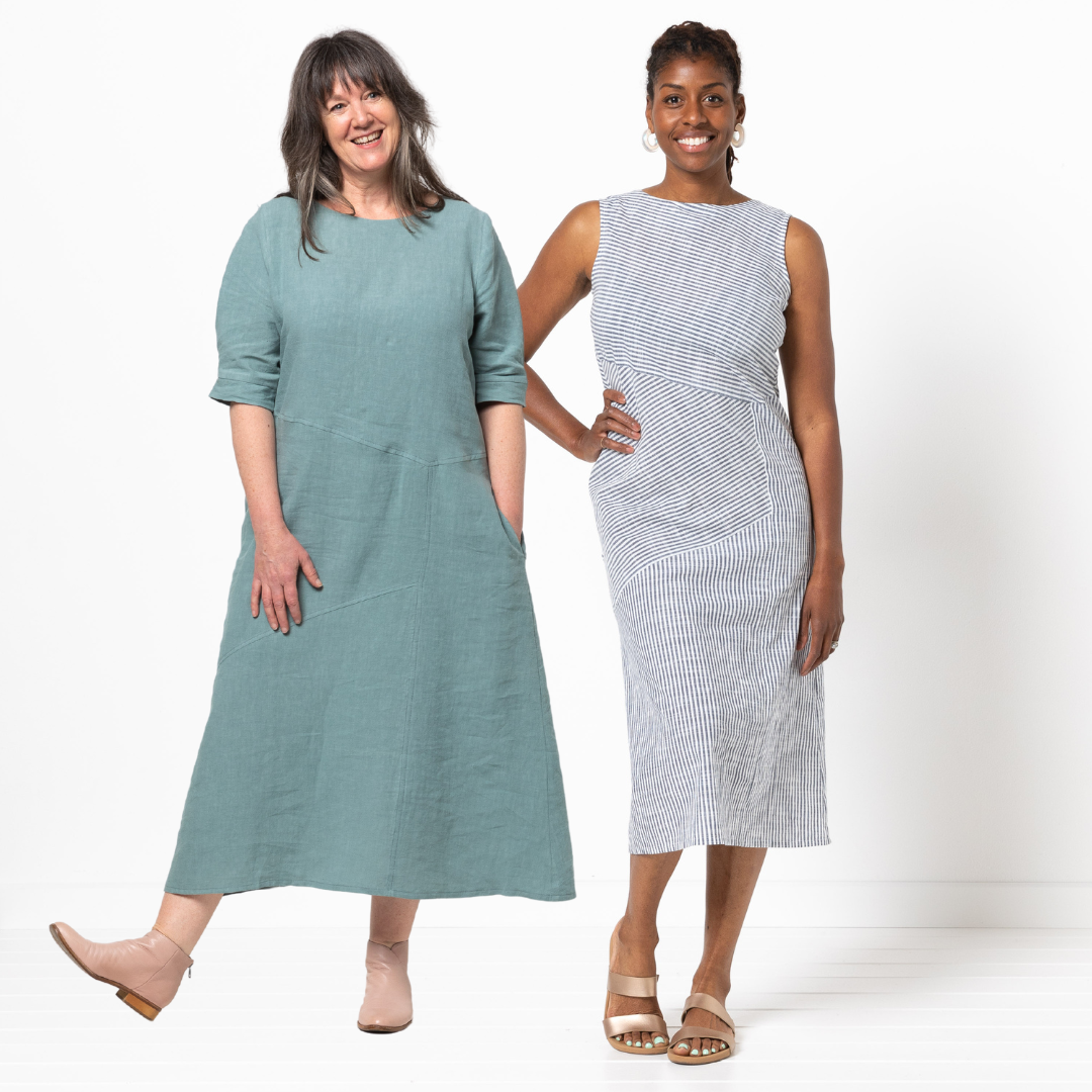 Yvette Woven Dress Pattern - Colour it your way