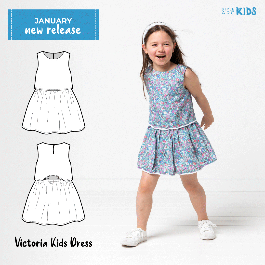 Victoria Kids Pattern sizes 2-14