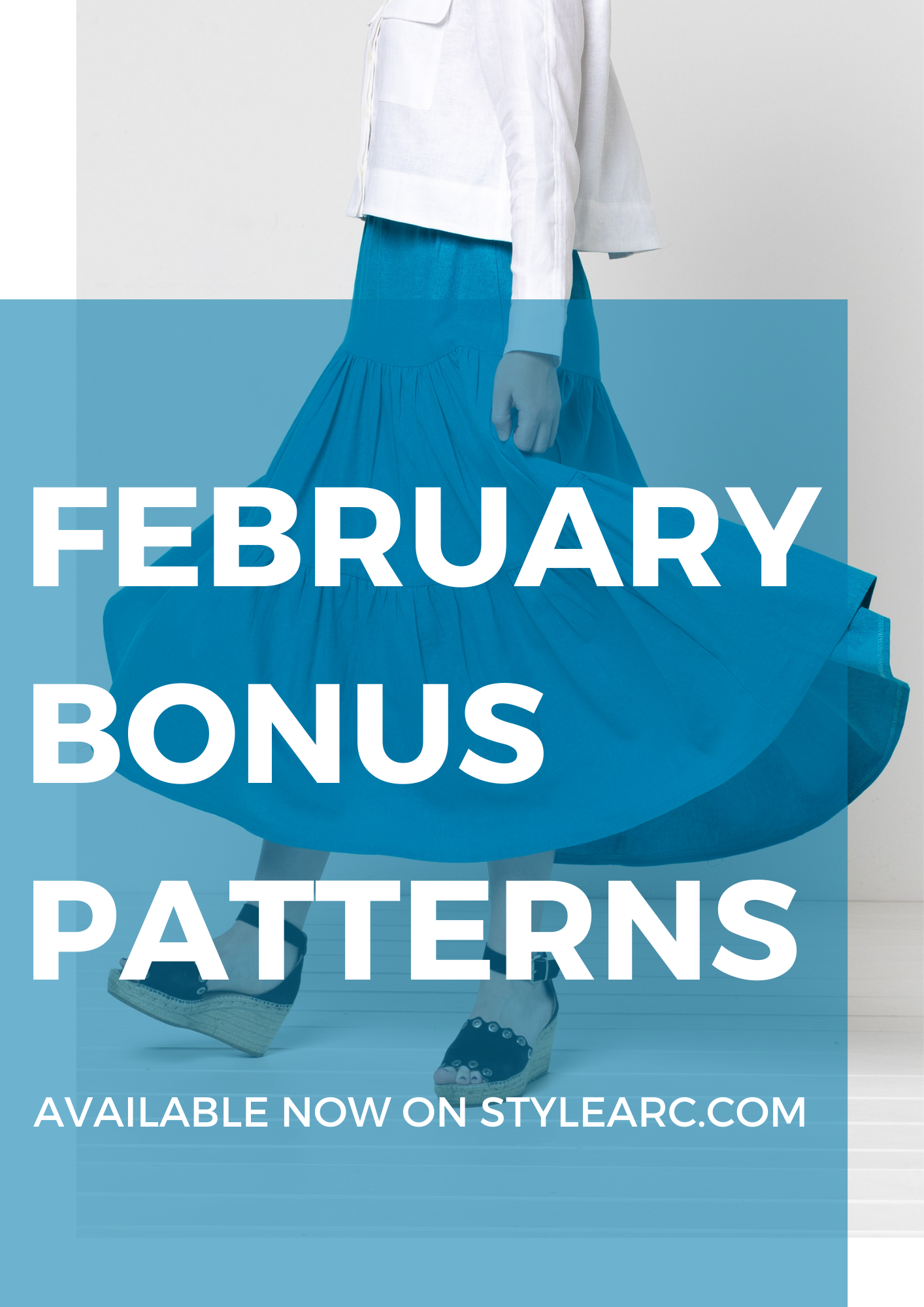 February Bonus Patterns - Lila Tiered Skirt or Bonnie Woven Tops