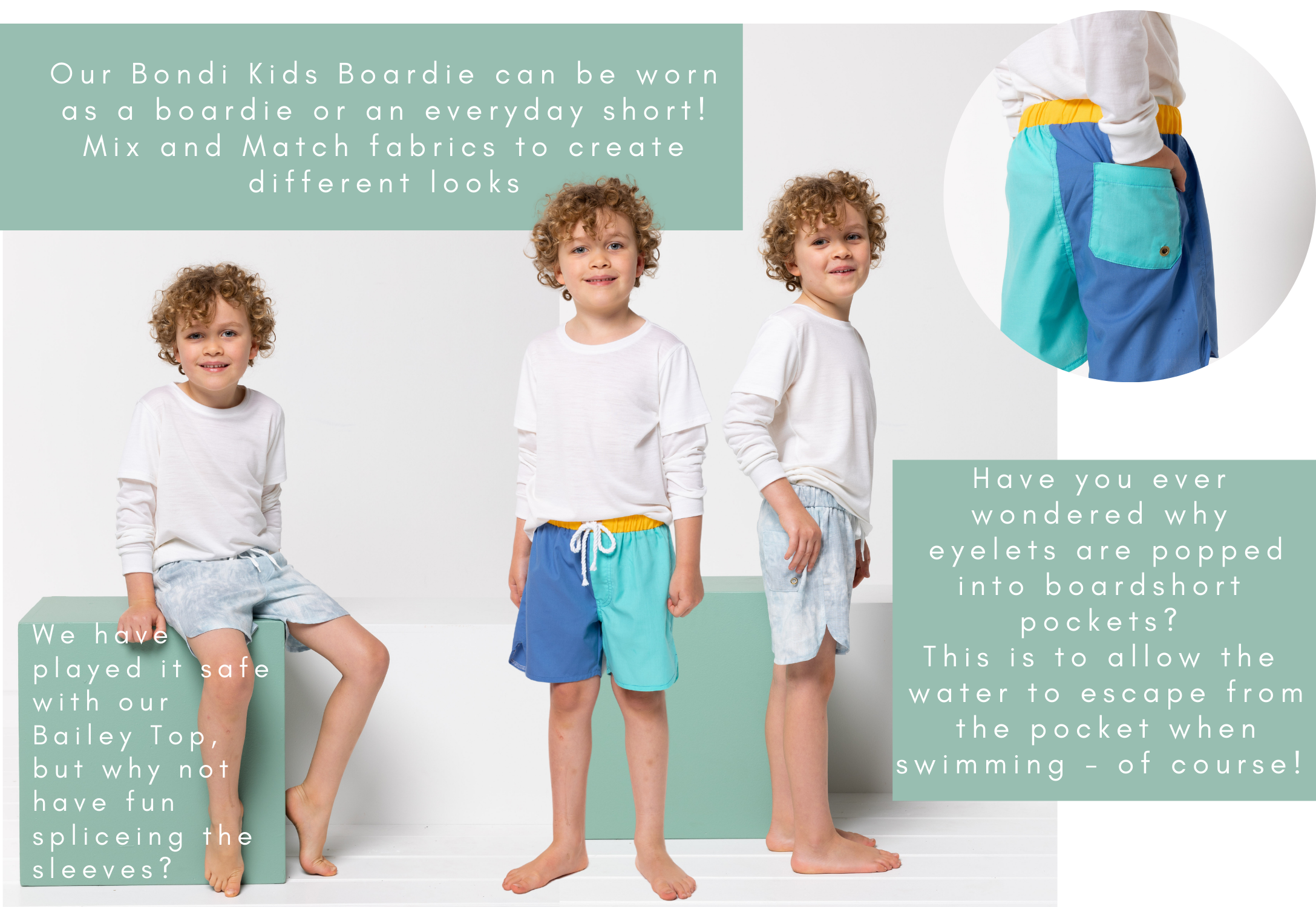 Bailey Kids Top and Bondi Kids Boardie