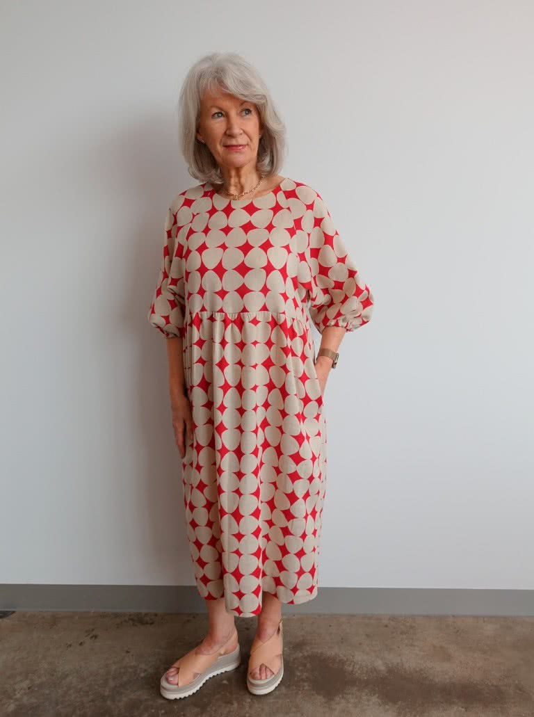 Style Arc's new pattern release - Hope Woven Dress