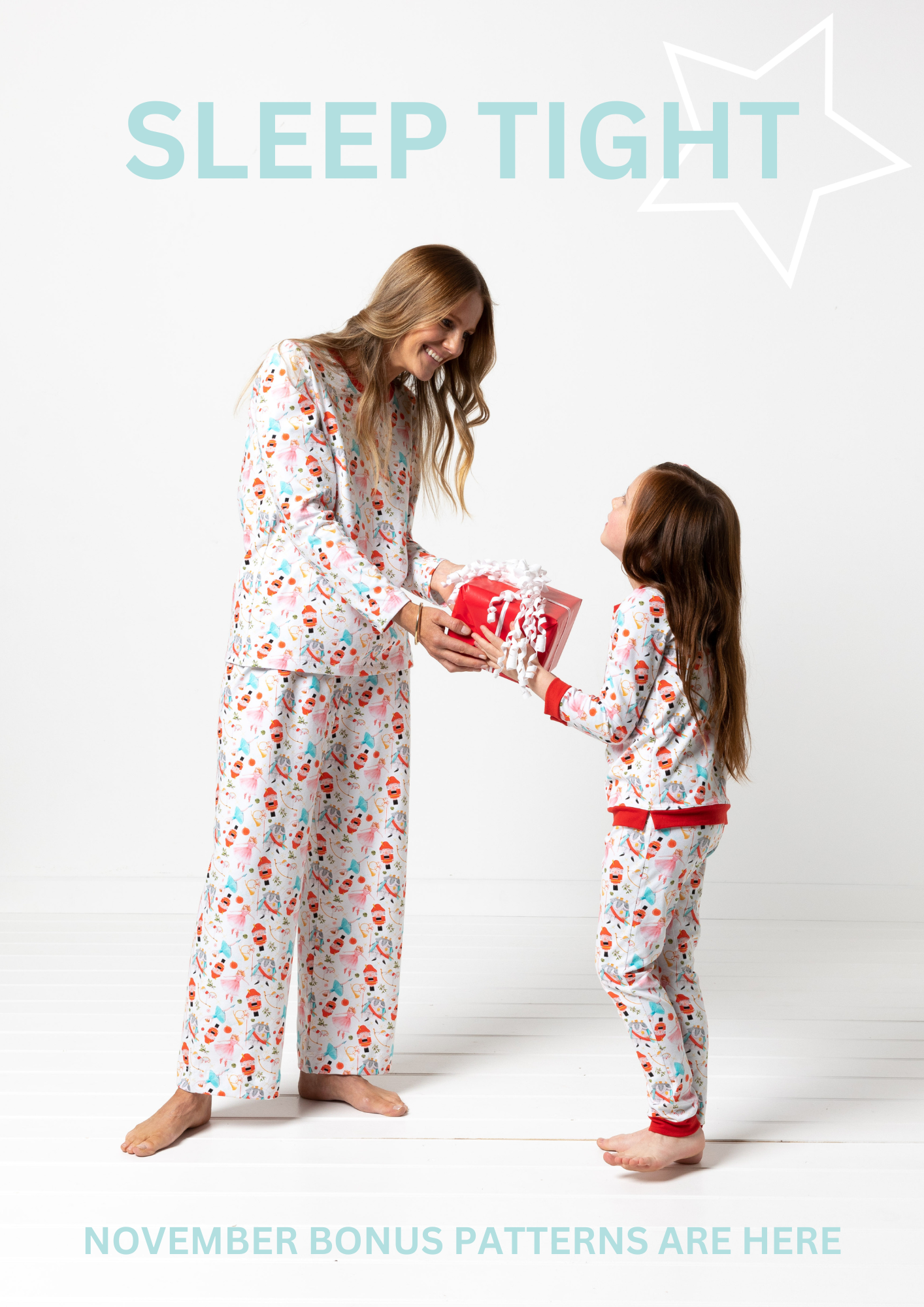 November Bonus Patterns | Women's Knit PJs or Children's PJ Set!