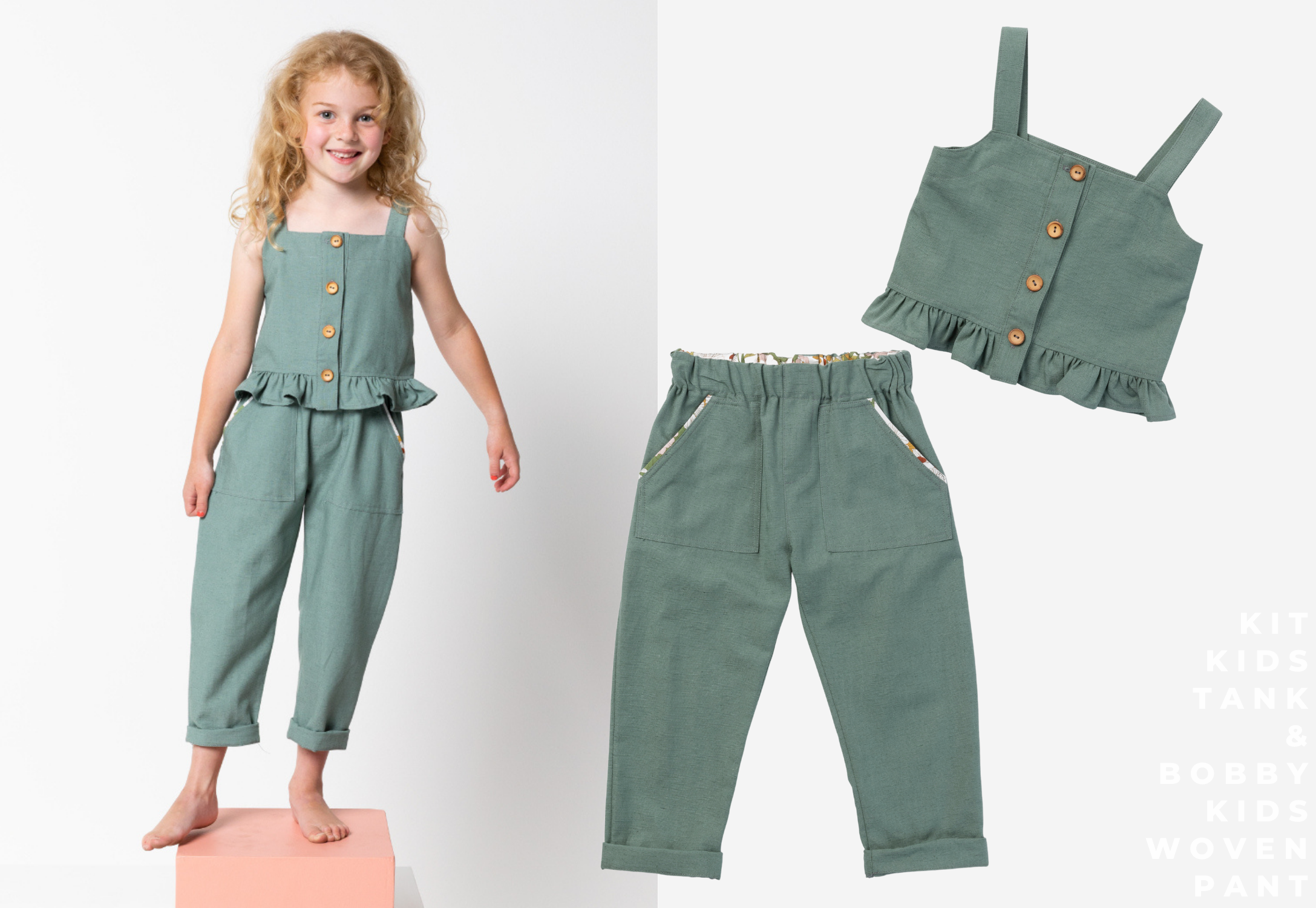 Kit Kids Tank & Bobby Kids Woven Pant