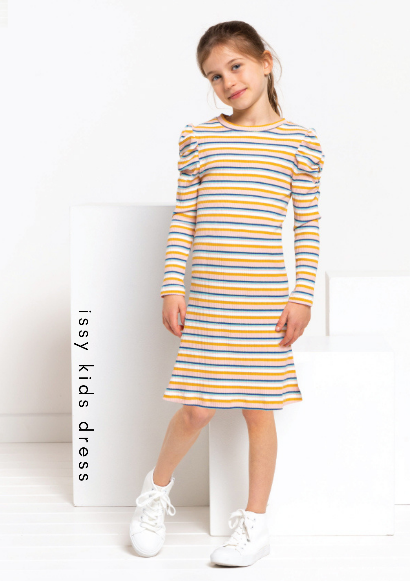 Style Arc's August Bonus Pattern: Issy Knit Dress / Top - available to purchase in Kids sizing 02-08 or Teens sizing -8-16