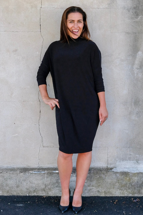Cher Knit Dress Sewing Pattern by Style Arc 