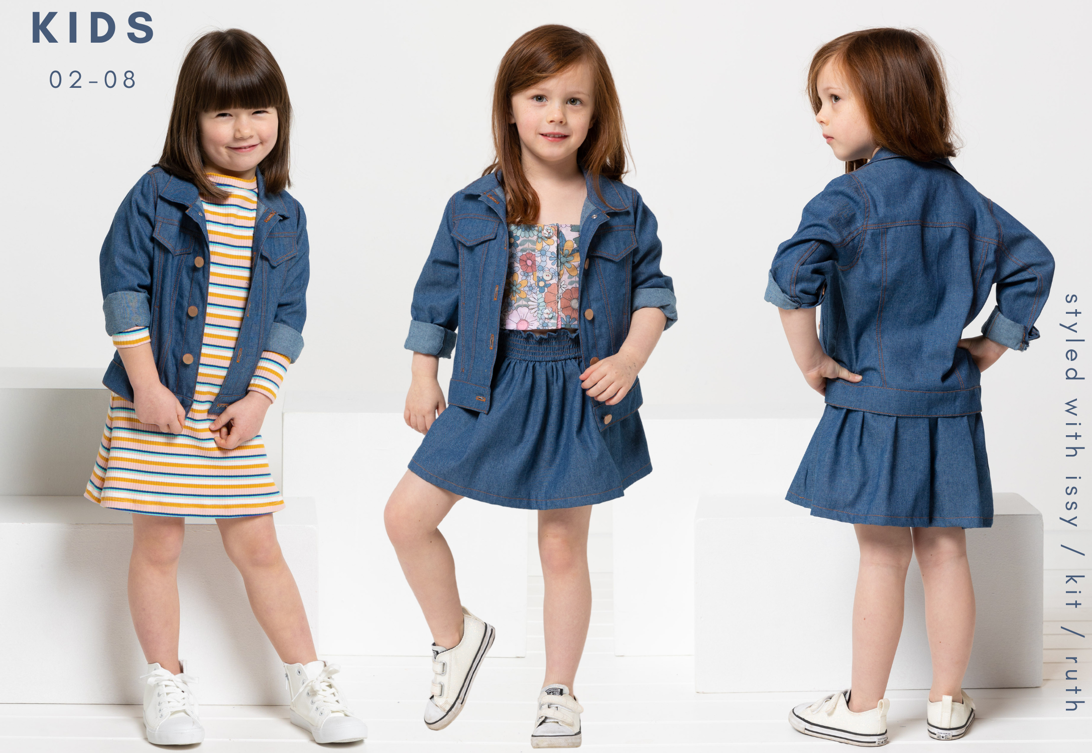 Style Arc's latest pattern release: Charlie Kids Jacket - available to purchase in Kids sizing 02-08 or Teens sizing -8-16