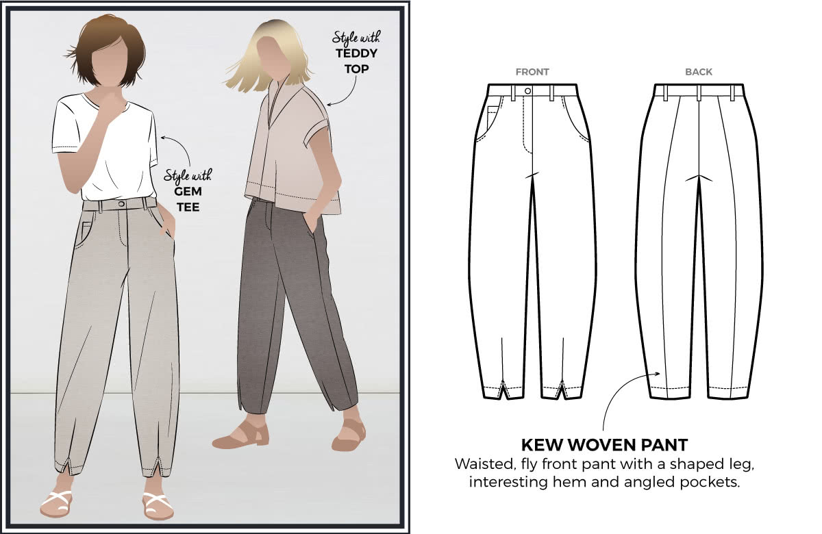 Stop the press – Coolest pant sewing pattern in town is here