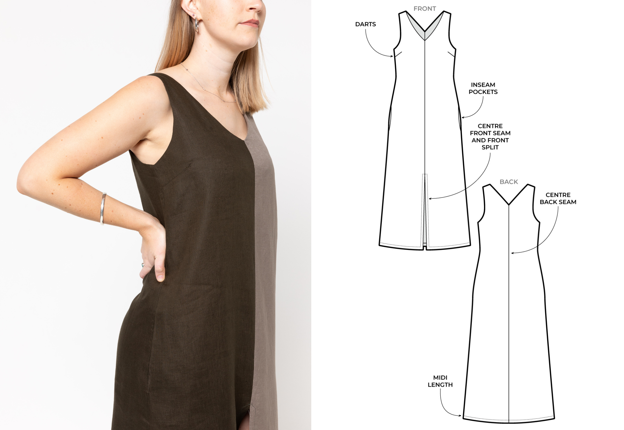 Details - Esther Woven Dress