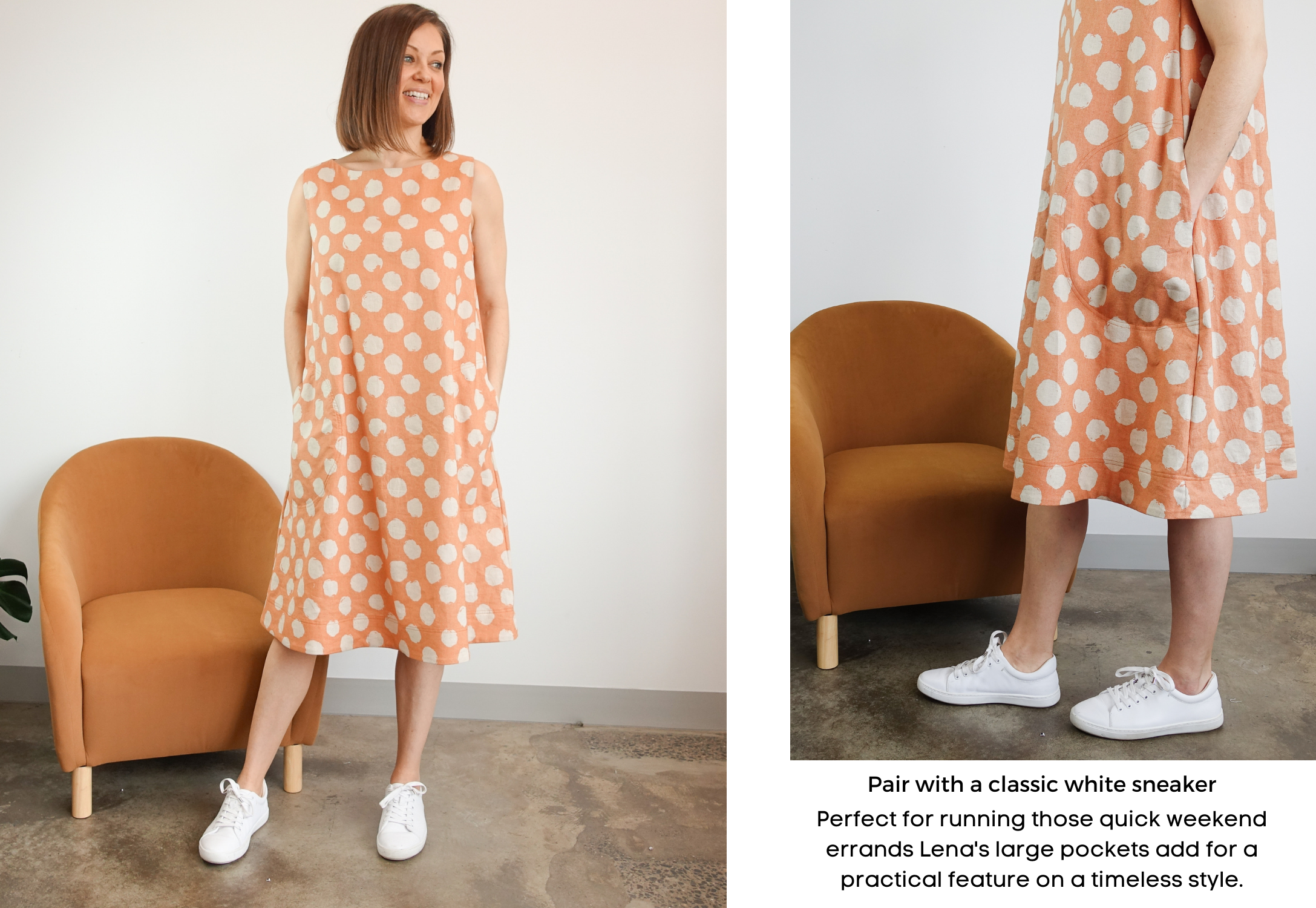 October Bonus Pattern- Lena Shift Dress