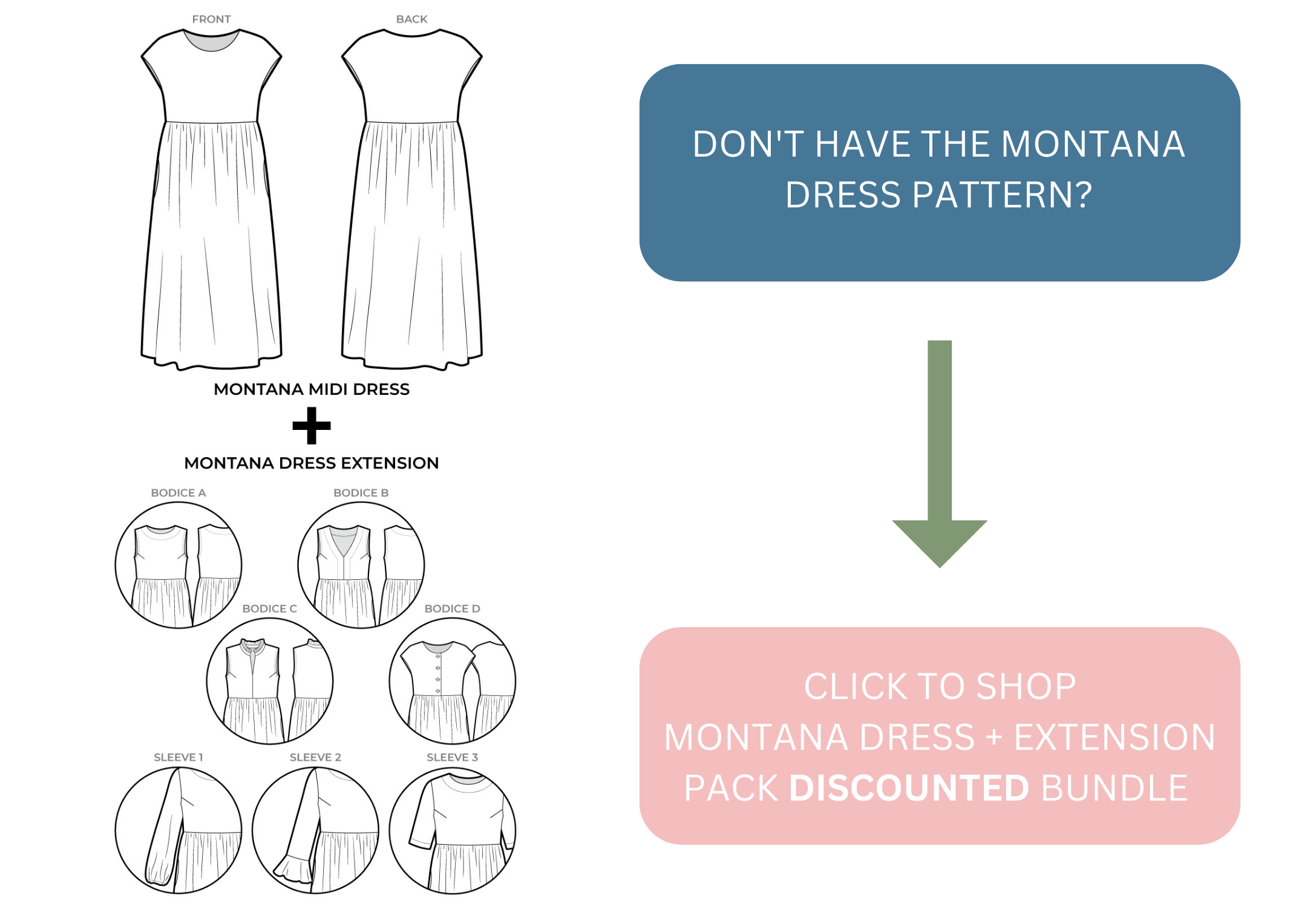 Montana Dress + Extension Pack Bundle Link