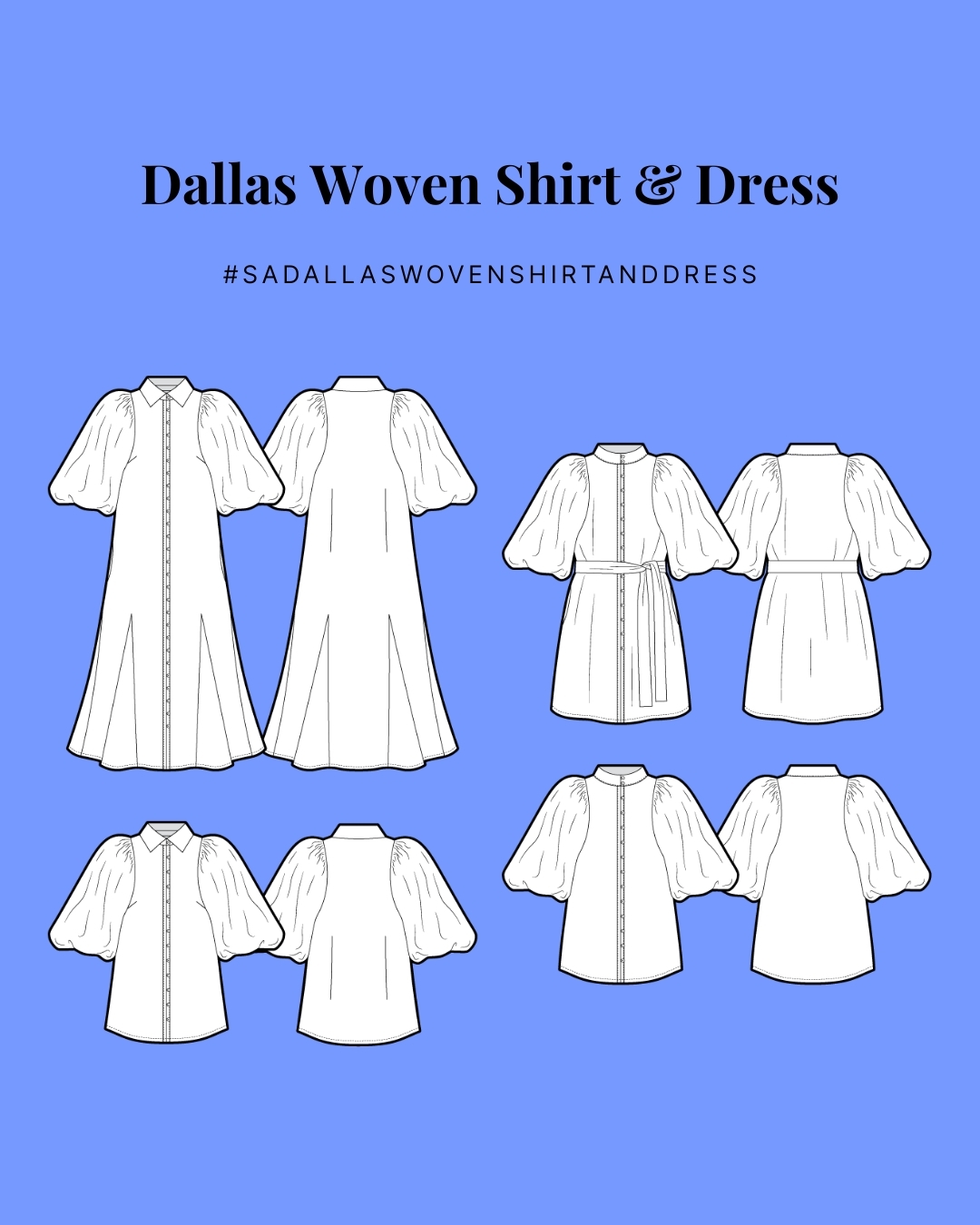 NEW NOW - DALLAS WOVEN SHIRT + DRESS