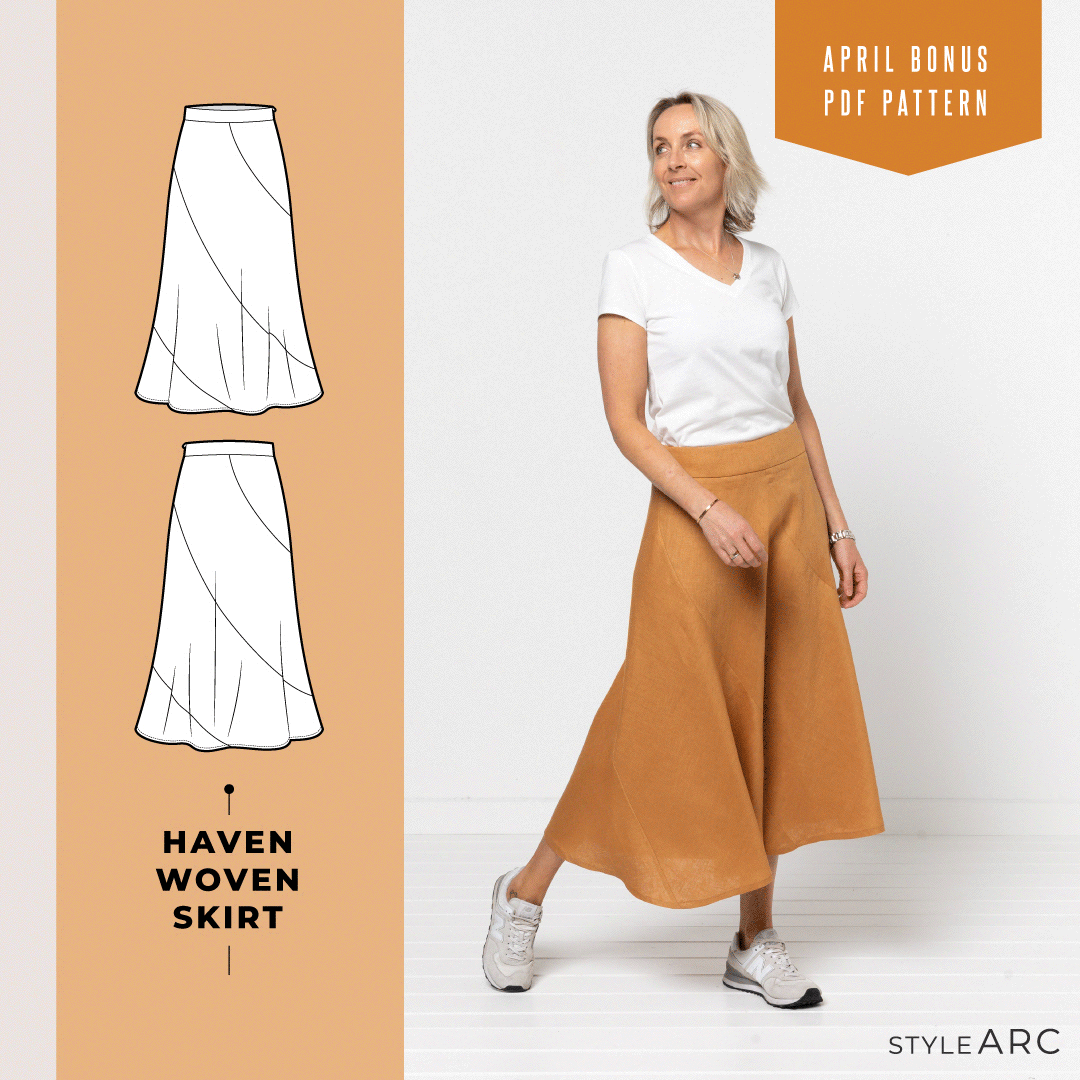 Bonus | FREE Haven Woven Skirt PDF pattern with any order until April 30!