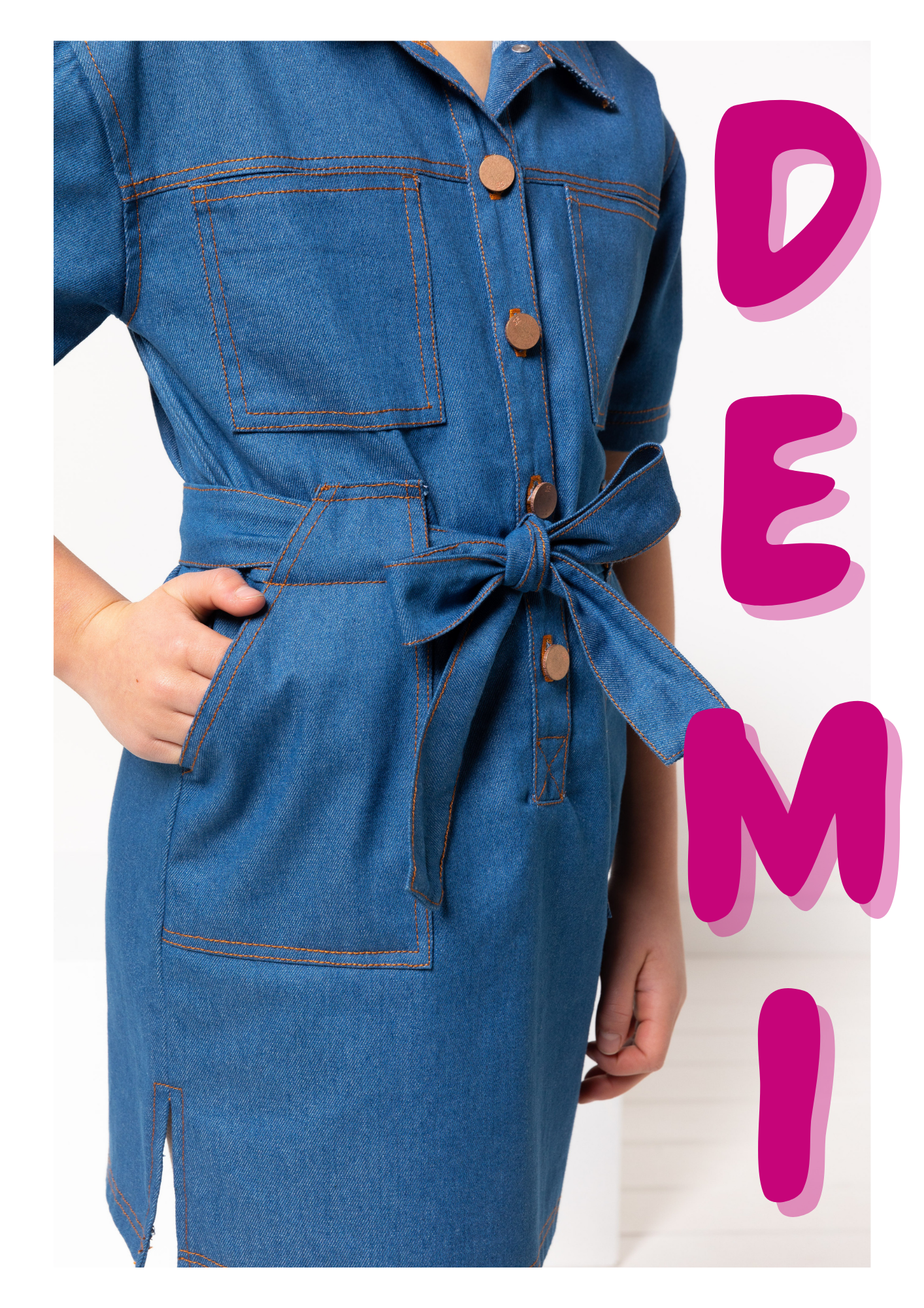 Style Arc's latest teen pattern release | Demi Teens Dress 08-16 