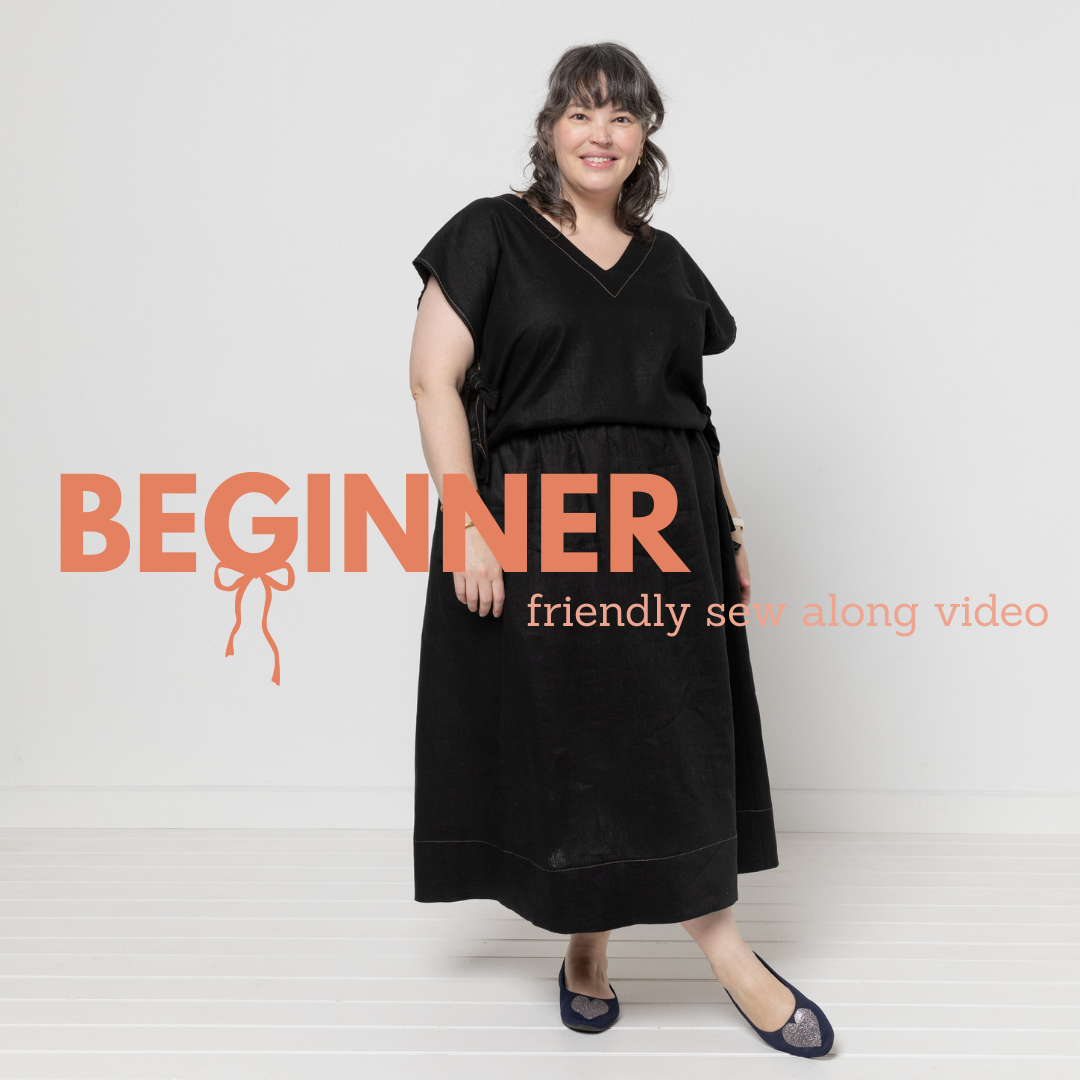 Check out the beginner friendly sewing tutorial video