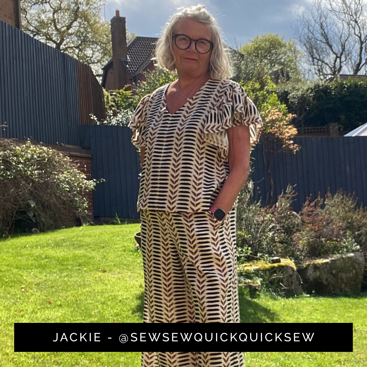 The gorgeous Jackie - @sewsewquickquicksew