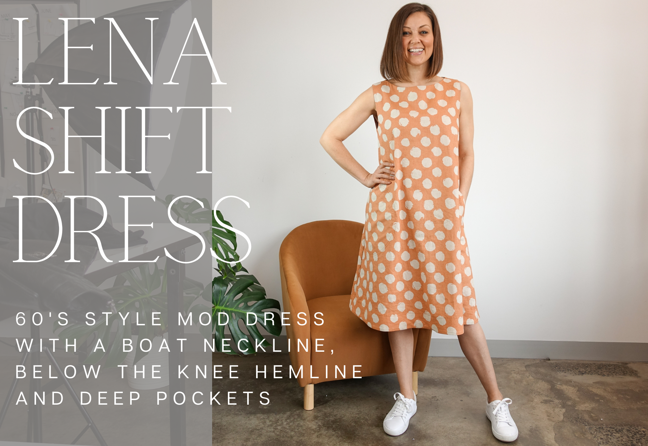 October Bonus Pattern- Lena Shift Dress