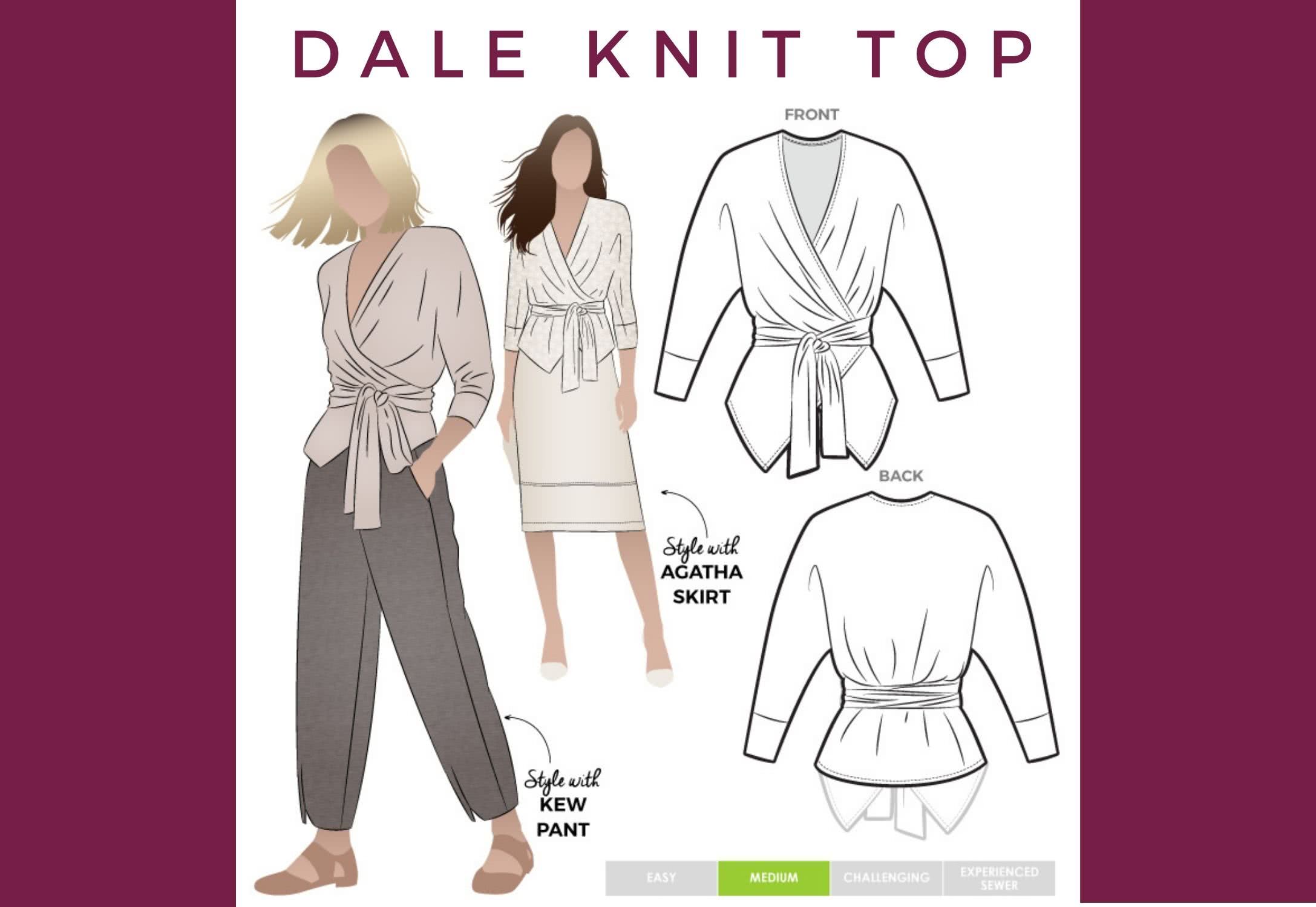 January Bonus Pattern - Dale Knit Top