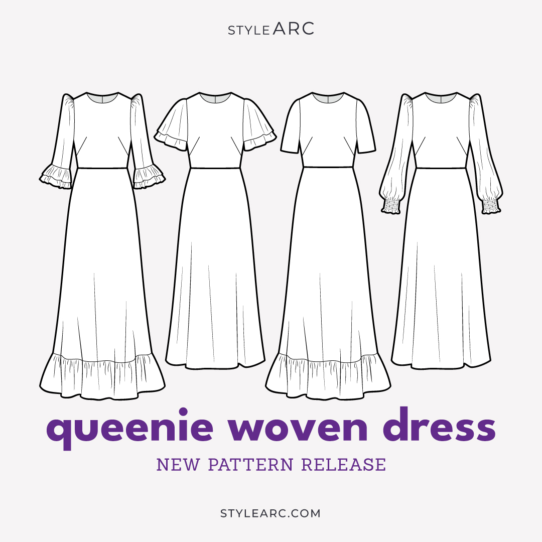 NEW | Queenie Woven Dress Sewing Pattern