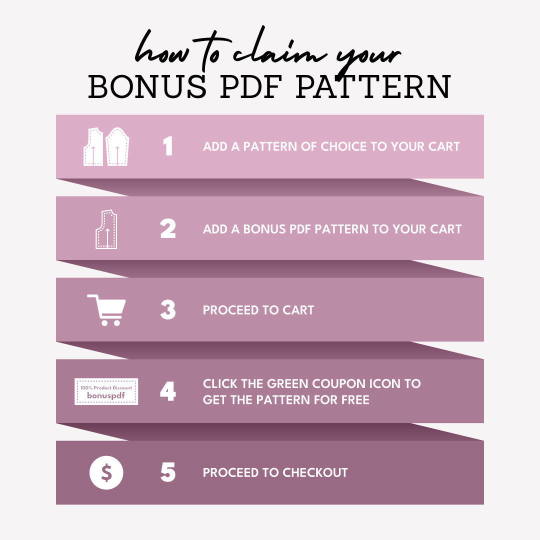 How to claim your bonus PDF pattern on stylearc.com