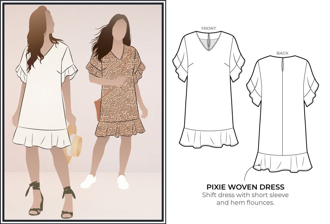 January 2021 Freebie - Pixie Woven Dress