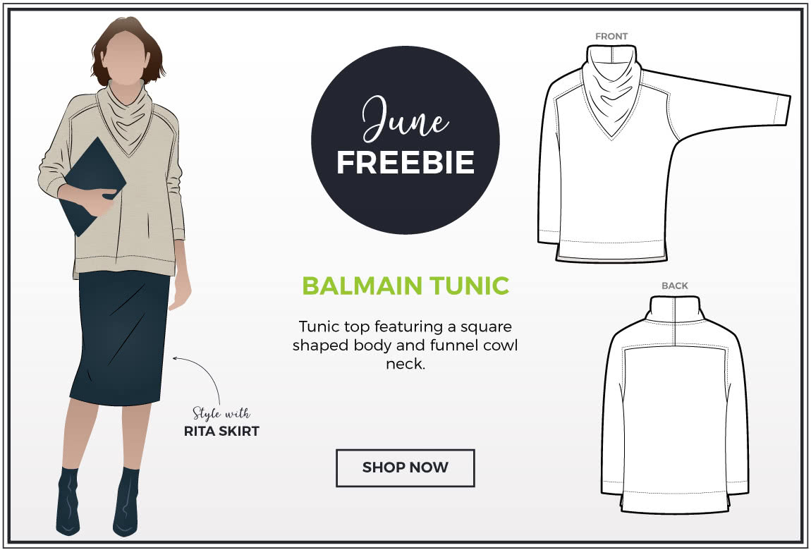 June 2019 Freebie - Balmain Knit Tunic