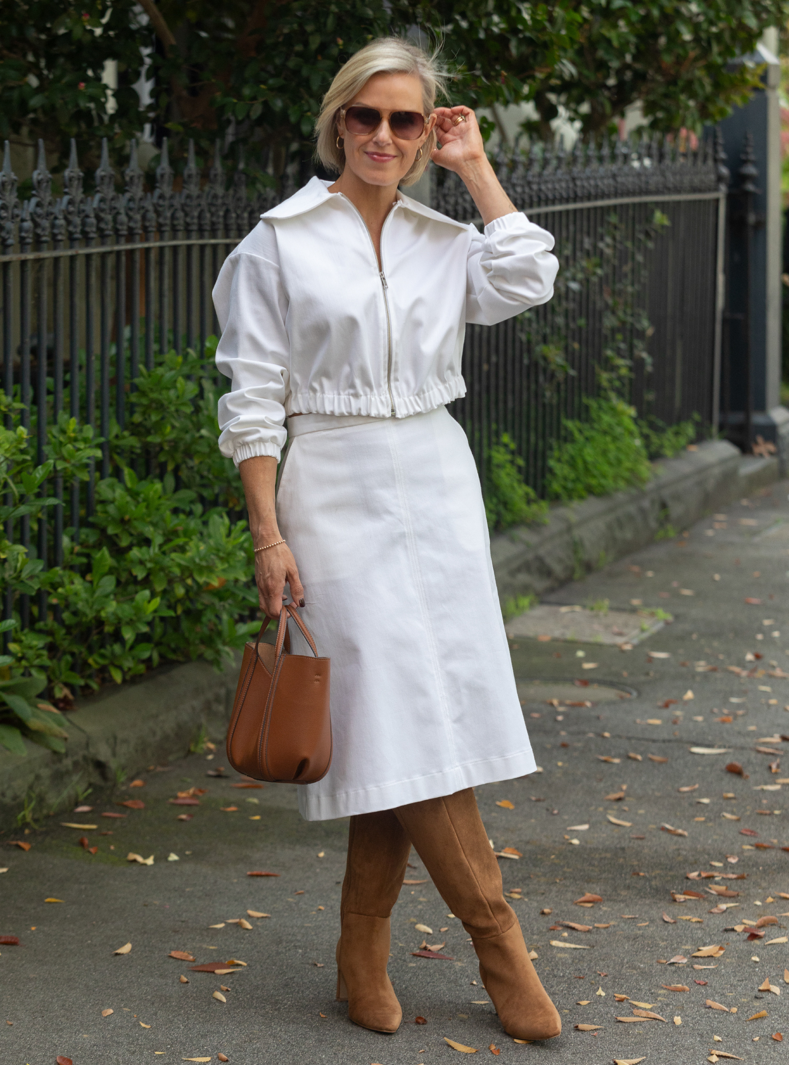 Sid Bomber Jacket and Mary-Ann Skirt