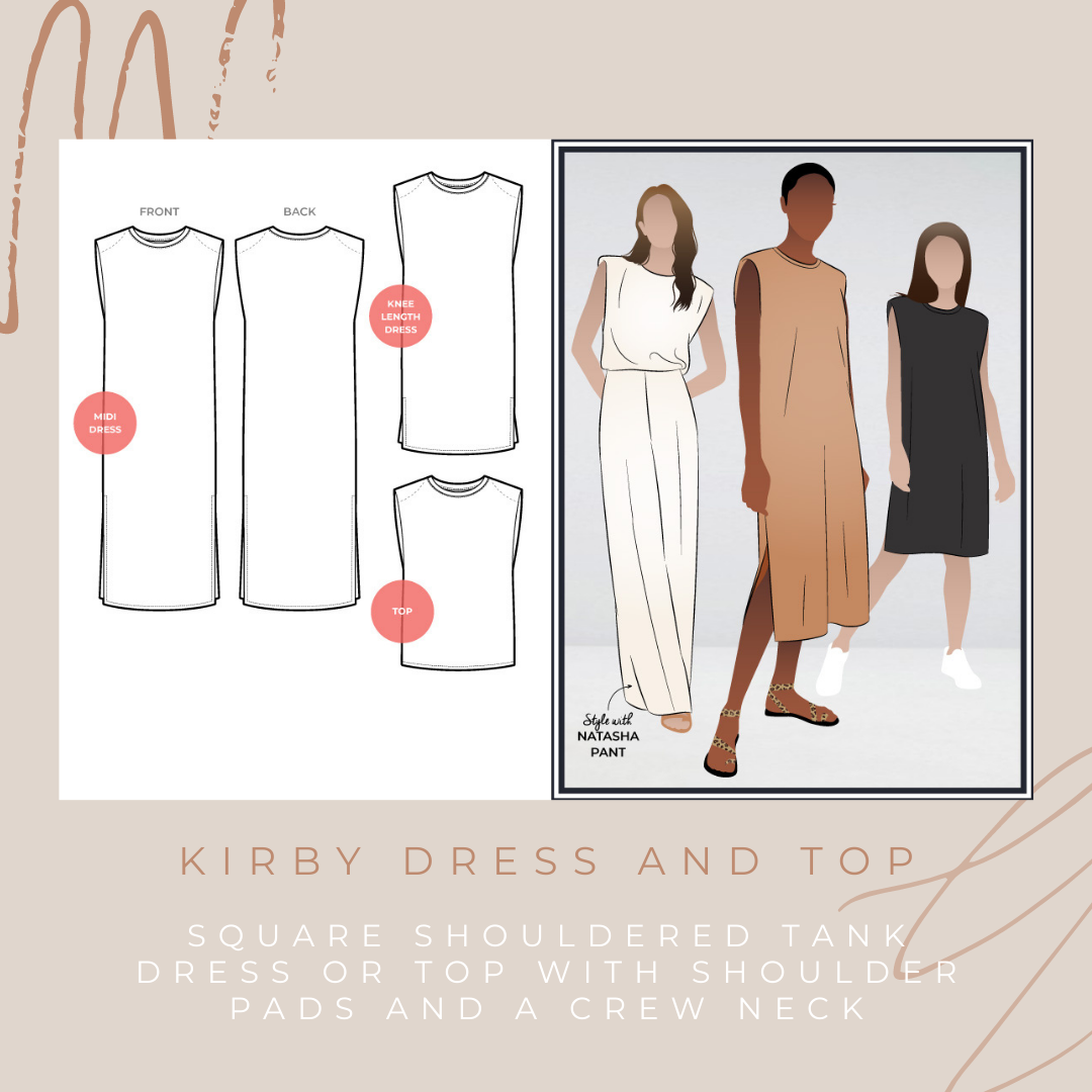 Kirby Dress and Top Pattern - Style Arc's latest release