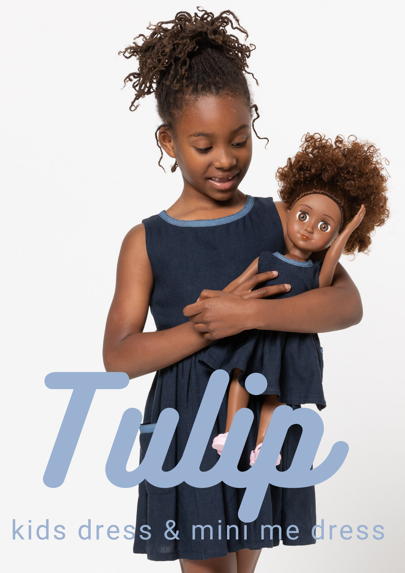 Tulip Kids Dress Sewing Pattern & Dolls Dress