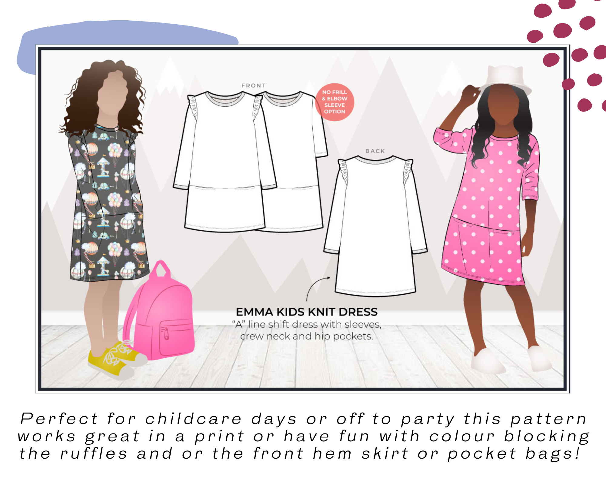 Style Arc Kids Latest Release - Emma Kids Knit Dress