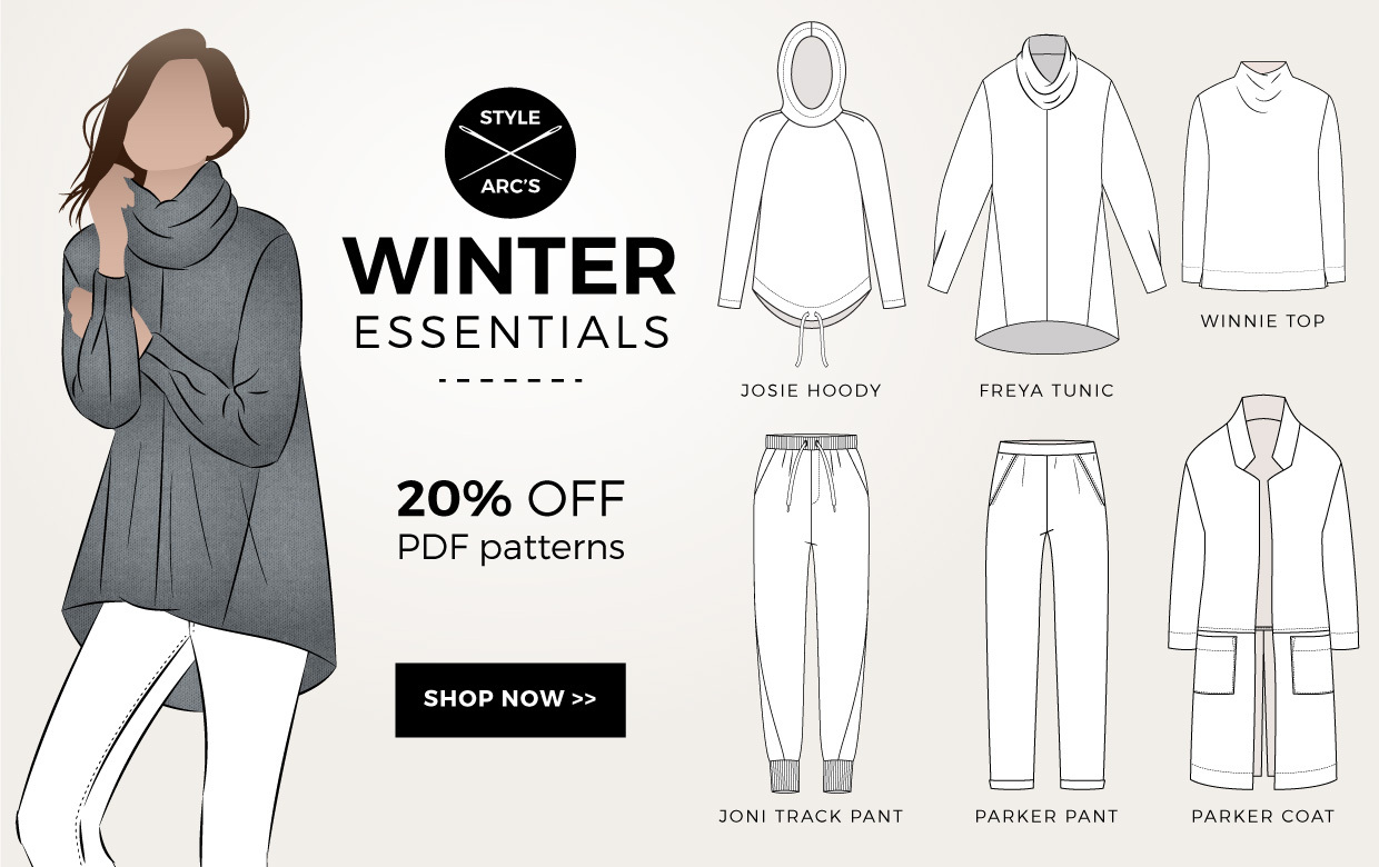 Winter Essentials Sewing Patterns on Sale Now!