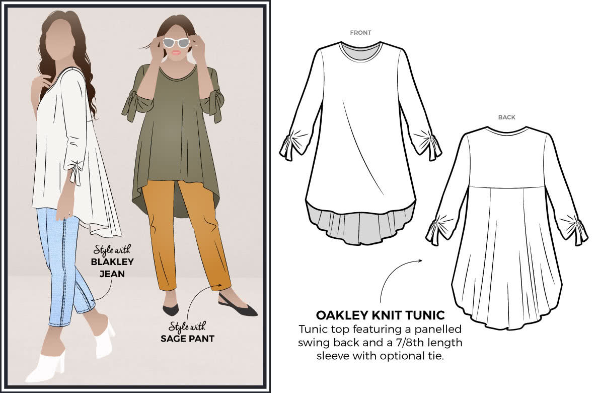 2019 August Freebie - Oakley Knit Tunic