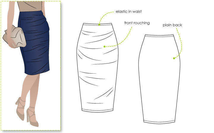 How to Make a Beautifully Easy Stretch Pencil Skirt | Envato Tuts+