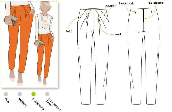 The Puff Pants PDF Sewing Pattern – George And Ginger Patterns