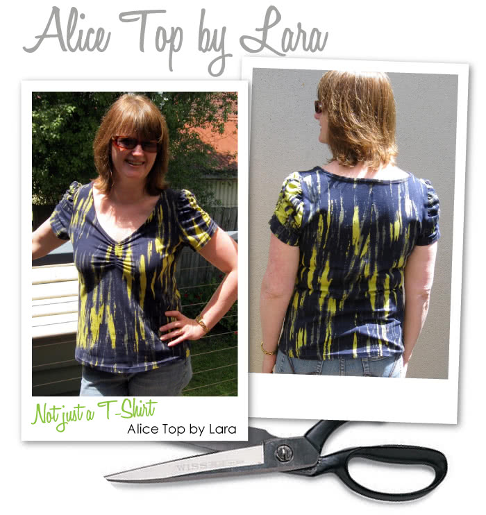 Alice Top Sewing Pattern By Lara And Style Arc - Gorgeous feminine top with gathered neck & sleeve