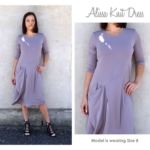 Alissa Knit Dress Sewing Pattern By Style Arc