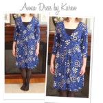 Anna Dress Sewing Pattern By Karen And Style Arc